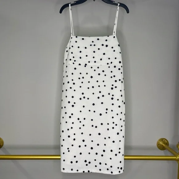 💥SOLD💥 ZARA Trafaluc Dot Print Cami Dress - Picture 1 of 12